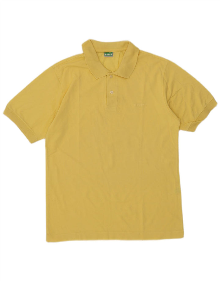 Polo Diadora Hombre Algodón Amarillo Medio