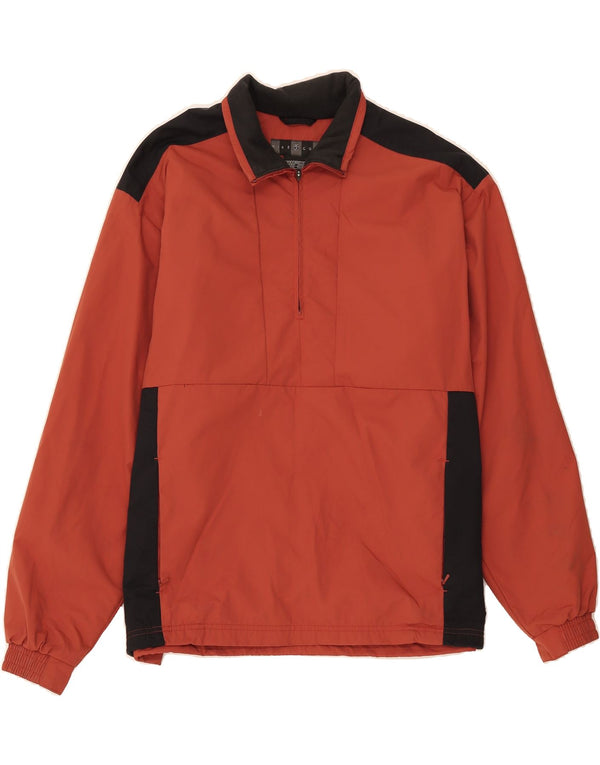 NIKE Mens Pullover Tracksuit Top Jacket UK 39/41 Medium Red Colourblock