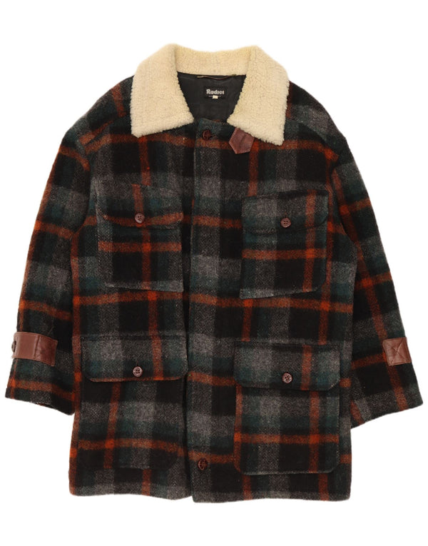 Abrigo Radici para hombre IT 48 Medium Multicolor Check