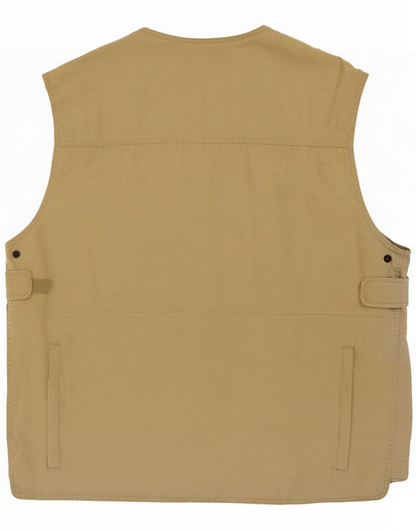 Dolomite Chaleco utilitario para hombre UK 40 Large Caqui Algodón