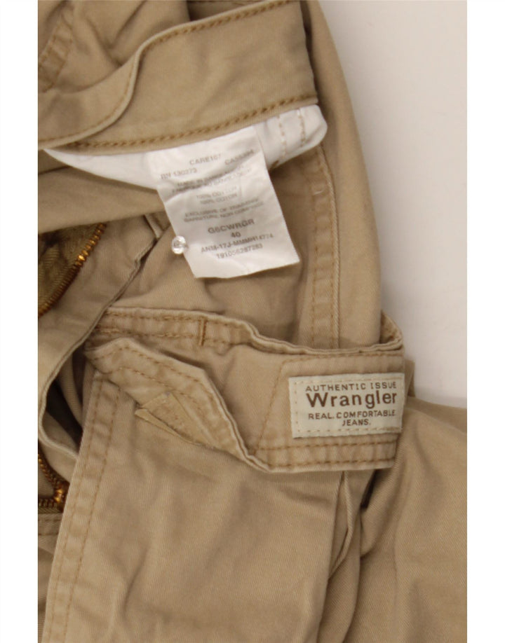 Wrangler Pantalones Cortos Cargo Hombre W40 XL Algodón Beige