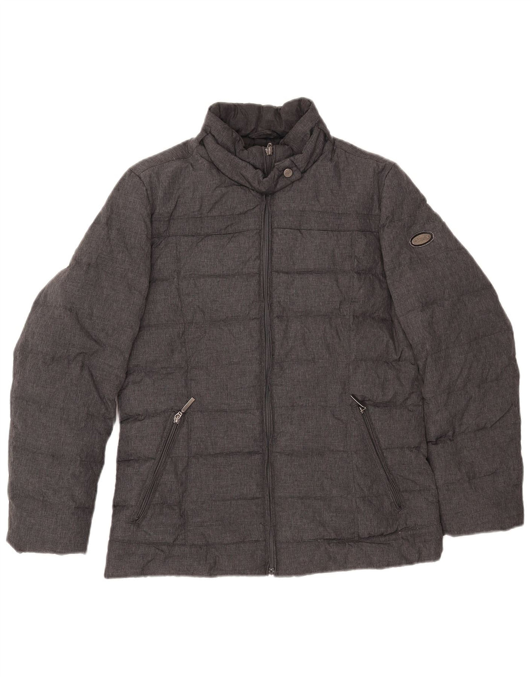 BEST COMPANY Chaqueta acolchada para mujer UK 44 Grande Gris