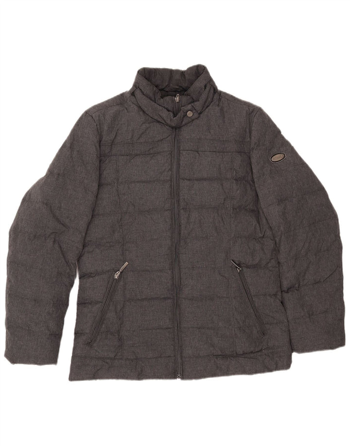 BEST COMPANY Chaqueta acolchada para mujer UK 44 Grande Gris