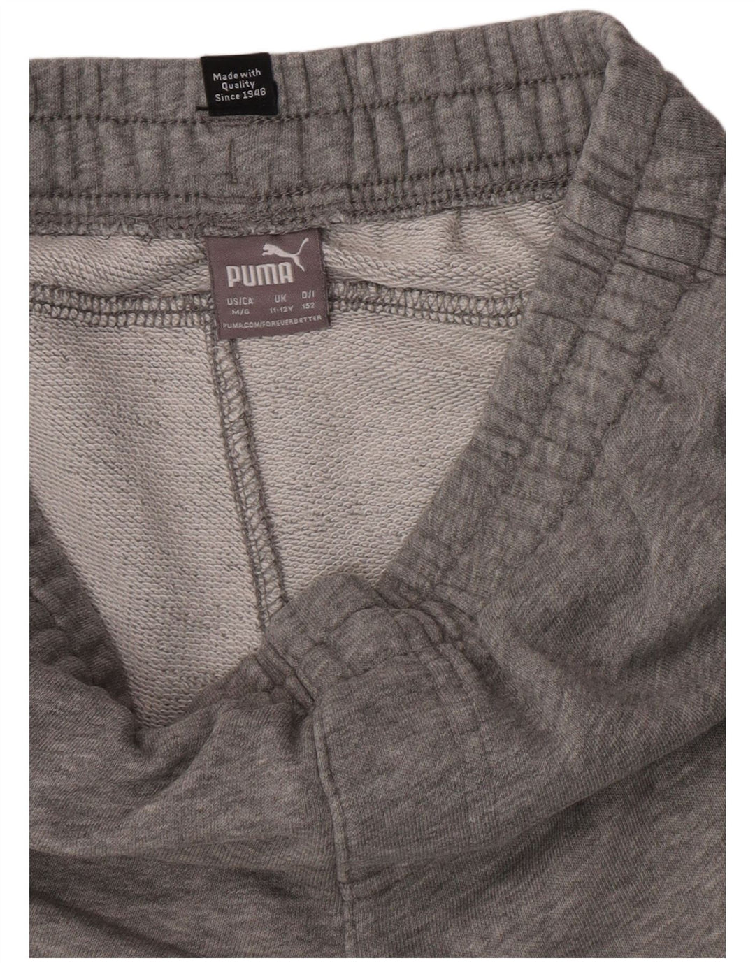 Puma Pantalón corto deportivo para niño 11-12 años Gris