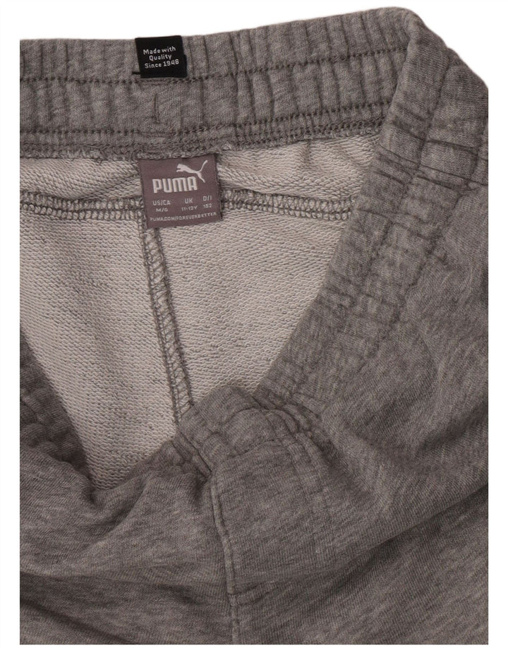 Puma Pantalón corto deportivo para niño 11-12 años Gris