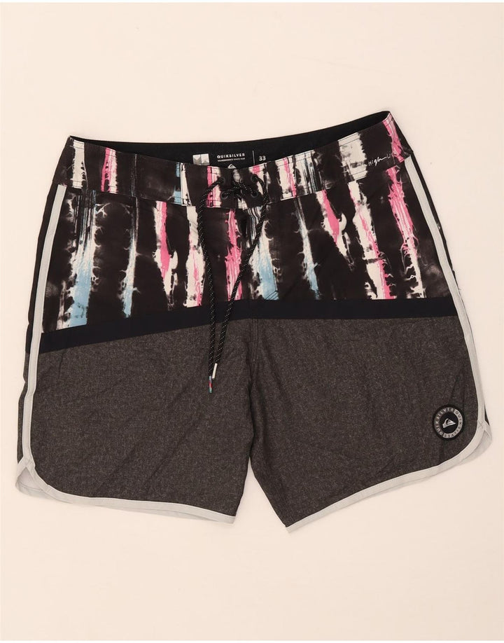 Bañador Quiksilver Hombre Gris Medio Tie Dye Poliéster