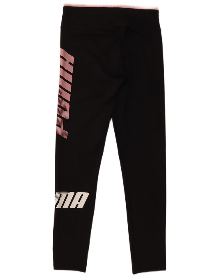 Puma Leggings Gráficos Niña 11-12 Años Negro Poliéster