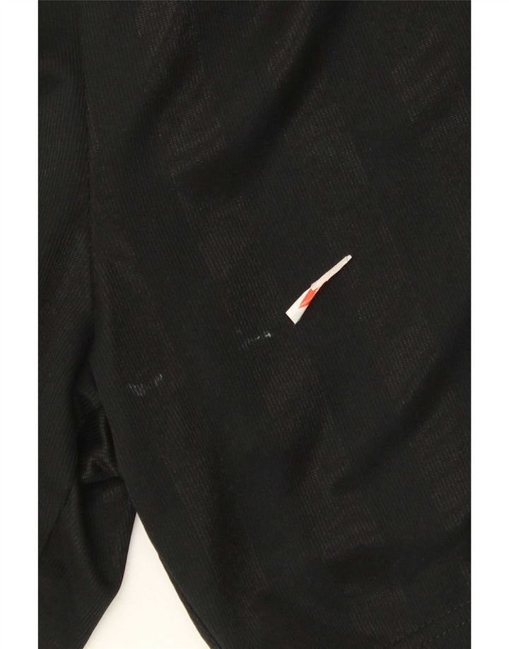 Pantalón corto deportivo Nike para hombre Poliéster a rayas negras medianas