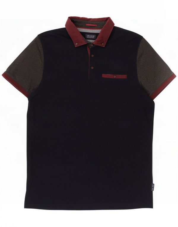 Polo para hombre de Ted Baker Talla 4 Grande Algodón azul marino