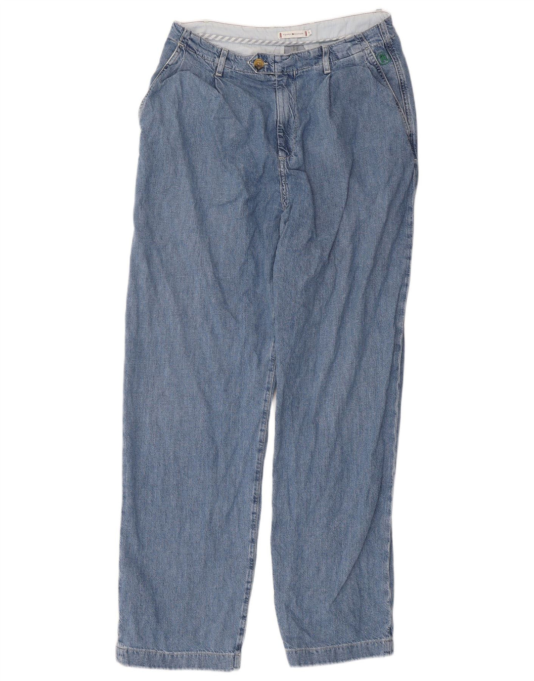 TOMMY HILFIGER Vaqueros rectos para mujer EU 38 Medium W32 L31 Algodón azul