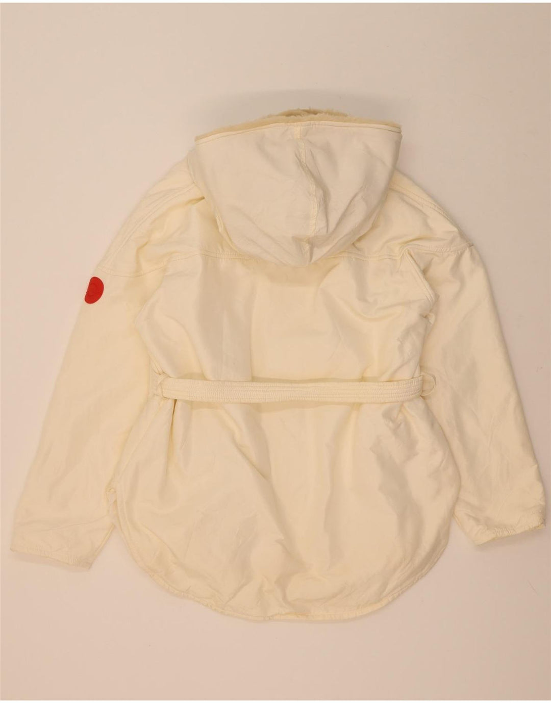 Ice - Chaqueta anorak con capucha para mujer, talla 40, talla grande, poliamida blanca