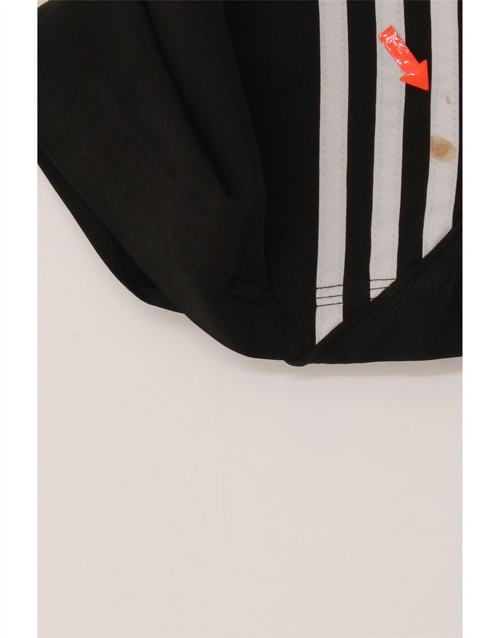 Adidas - Pantalones cortos deportivos para hombre, talla grande, poliéster negro