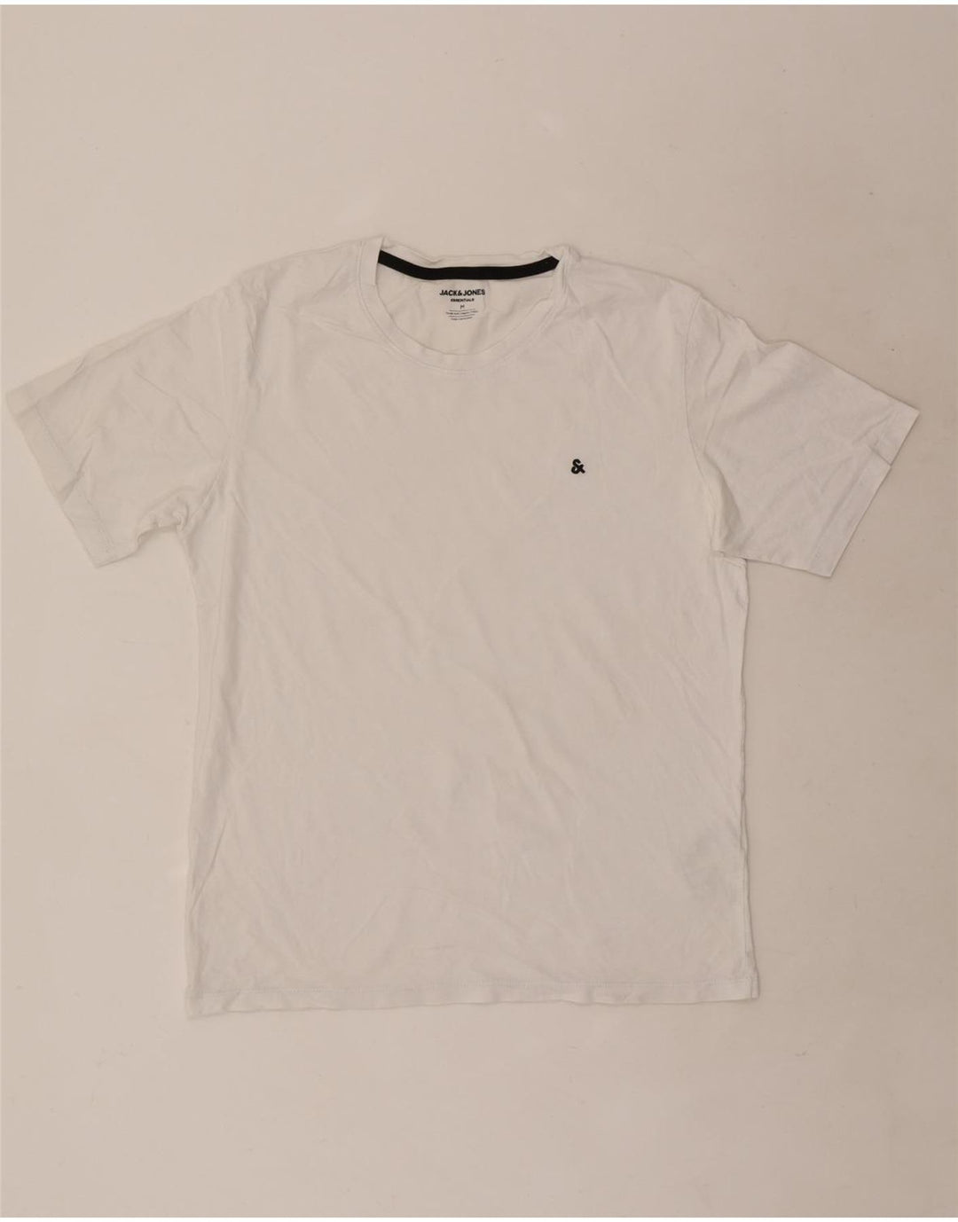 Camiseta Jack & Jones Hombre Top Medium Blanco Algodón