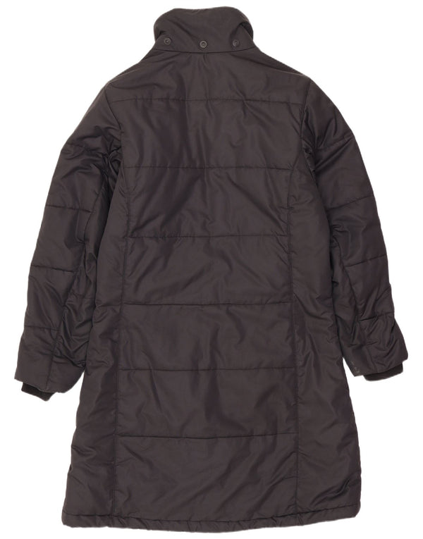 Jack Wolfskin Abrigo acolchado extragrande para mujer UK 10 Small Poliéster negro