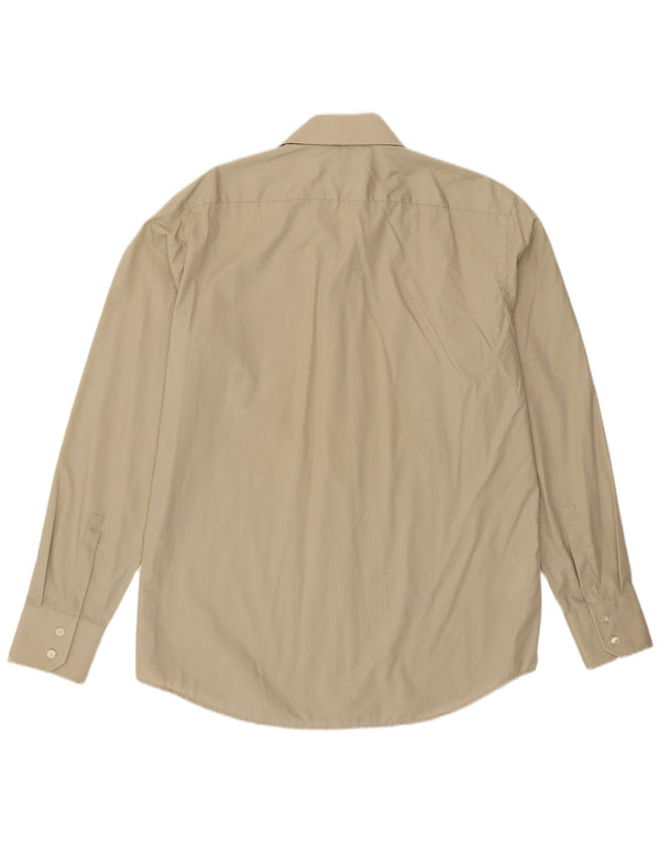 Camisa Hugo Boss para hombre talla 41 16 algodón caqui grande