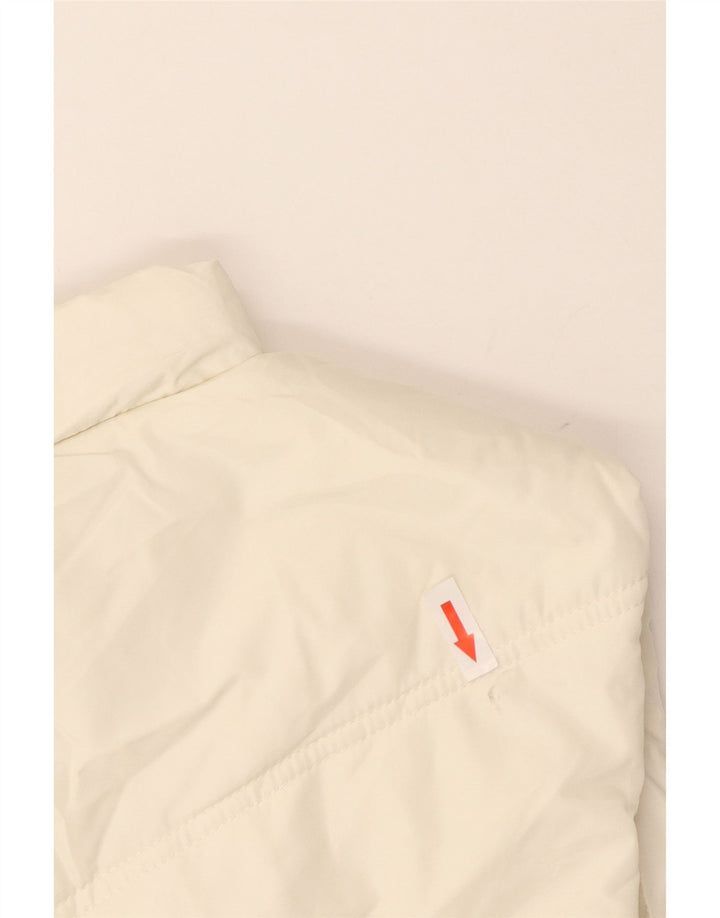 Hurley Chaleco acolchado para mujer UK 18 XL Poliéster blanco roto