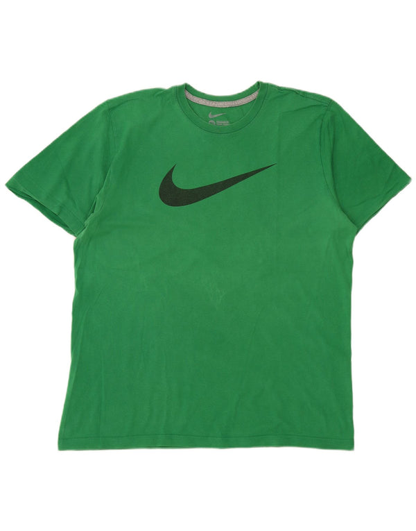 Nike Camiseta gráfica de ajuste estándar para hombre XL Algodón verde