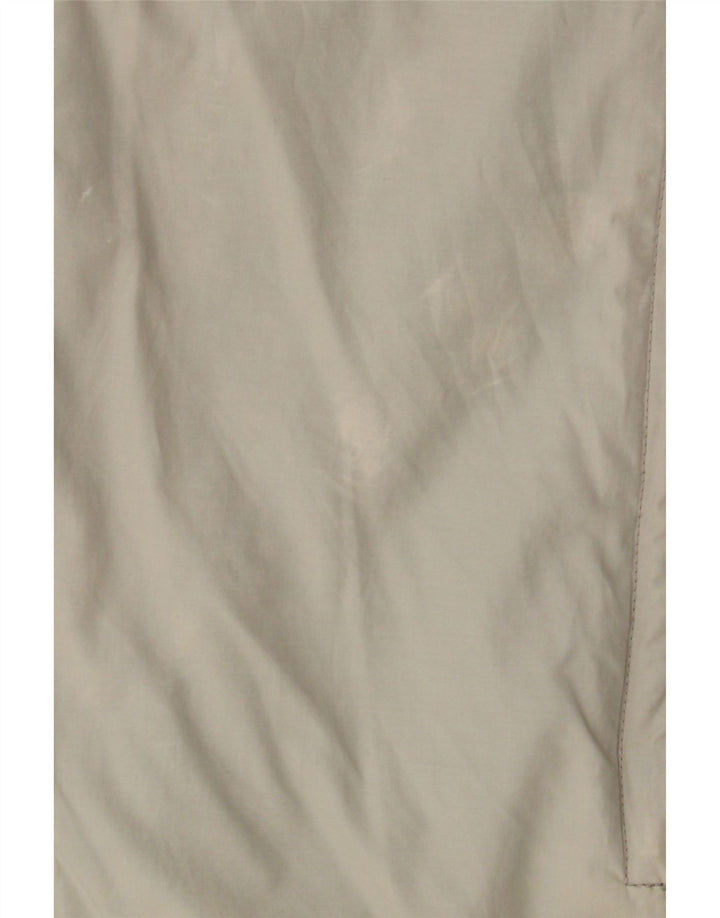 Lyle & Scott Chaqueta impermeable con capucha para hombre UK 36 Small Beige Nylon