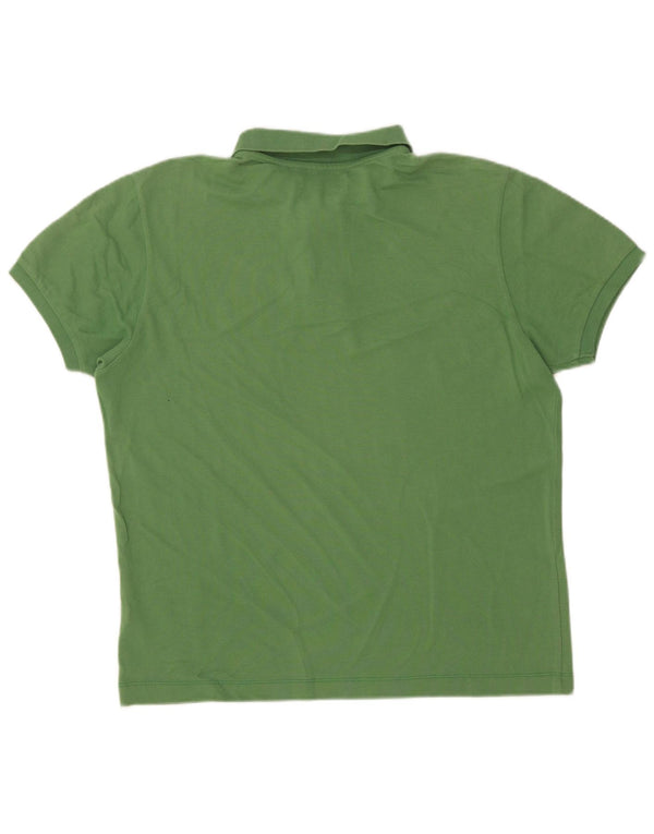 Jeckerson Polo para hombre grande verde
