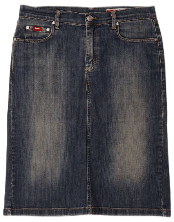 Falda Vaquera Gas Mujer Mediana W30 Azul