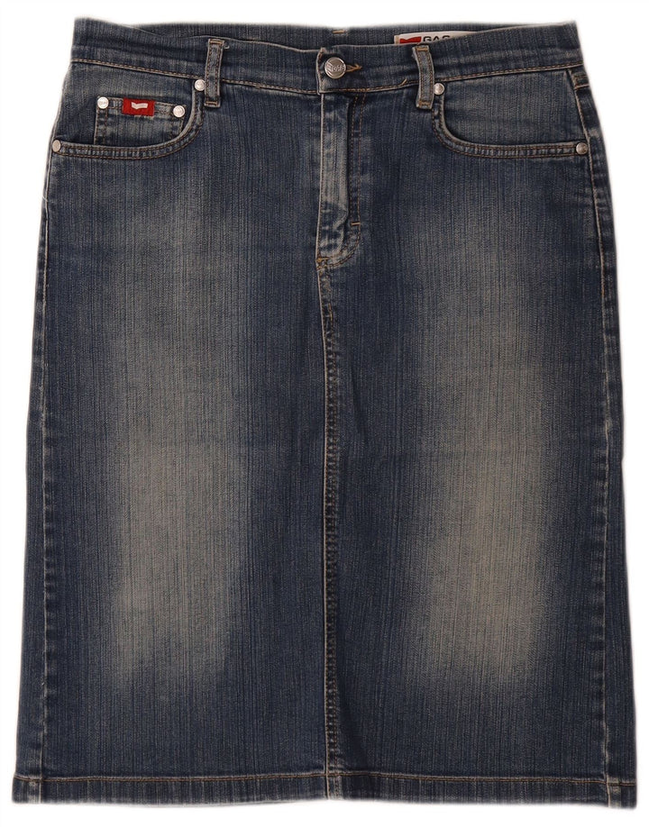 Falda Vaquera Gas Mujer Mediana W30 Azul