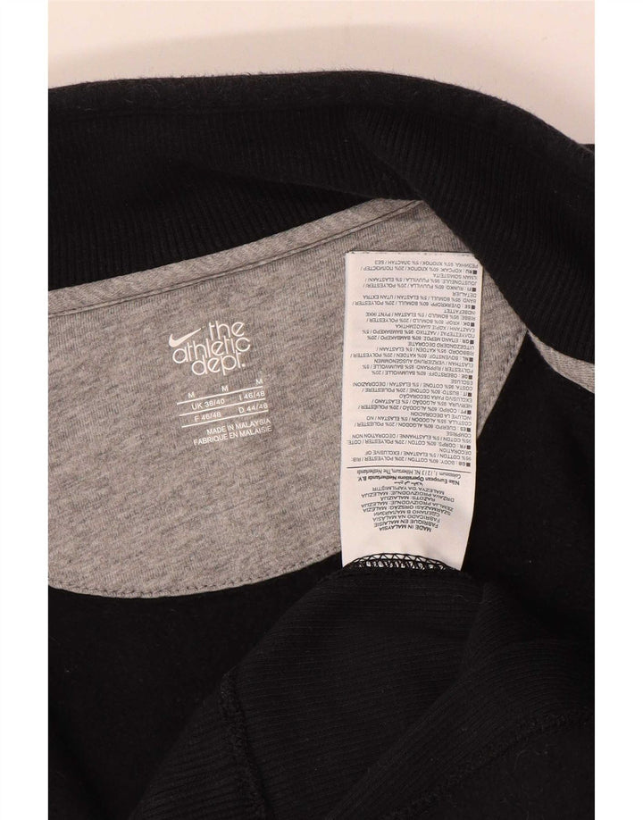 Nike - Chaqueta de chándal gráfica para hombre, talla 38/40, algodón negro mediano