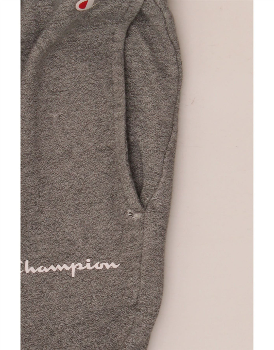 Champion Pantalones De Chándal Joggers De Algodón Gris Medio