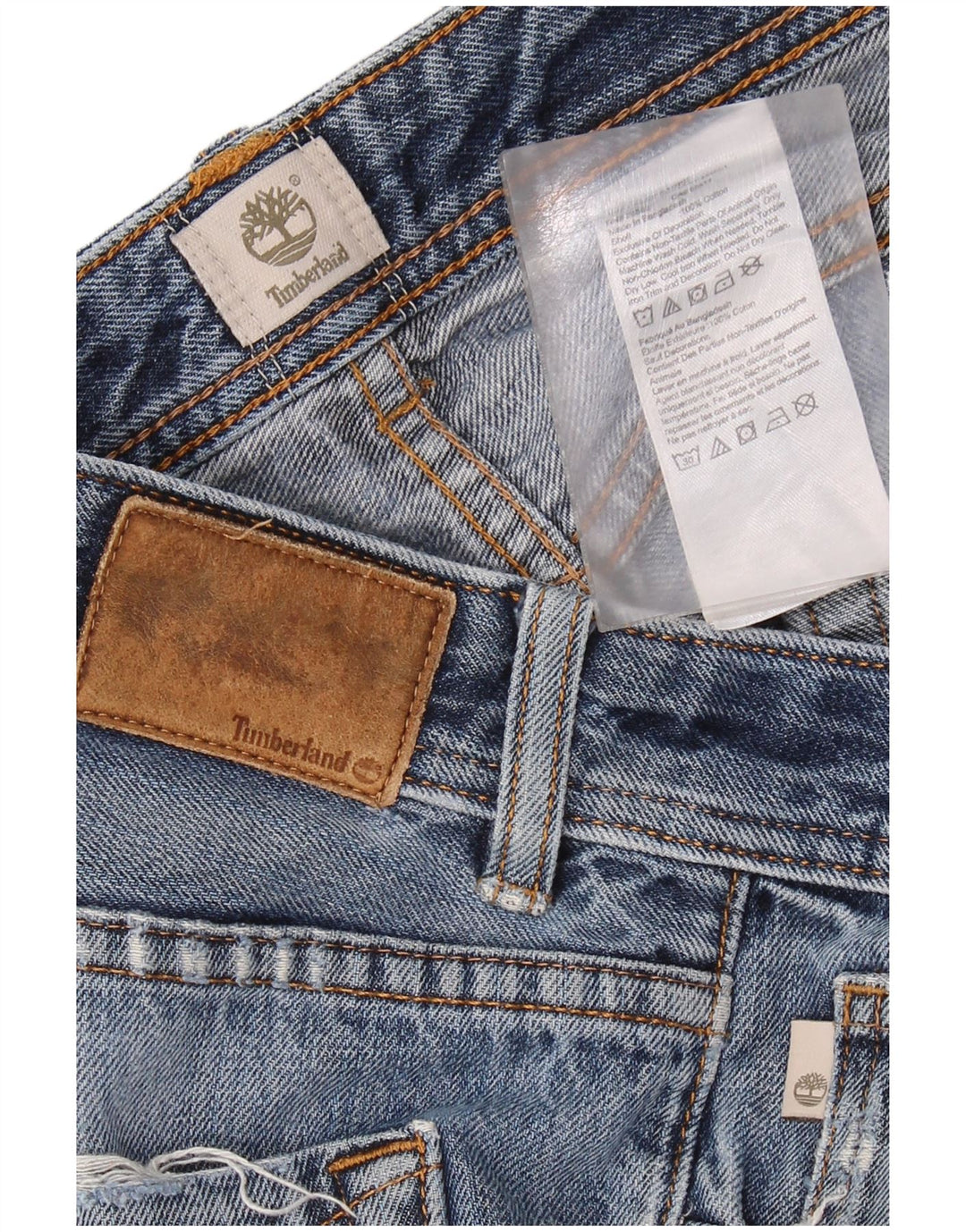TIMBERLAND Vaqueros rectos para hombre W34 L31 Algodón azul