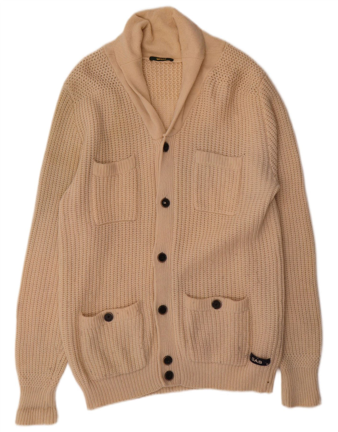 Jersey Cárdigan Hombre Gas XL Lana Beige