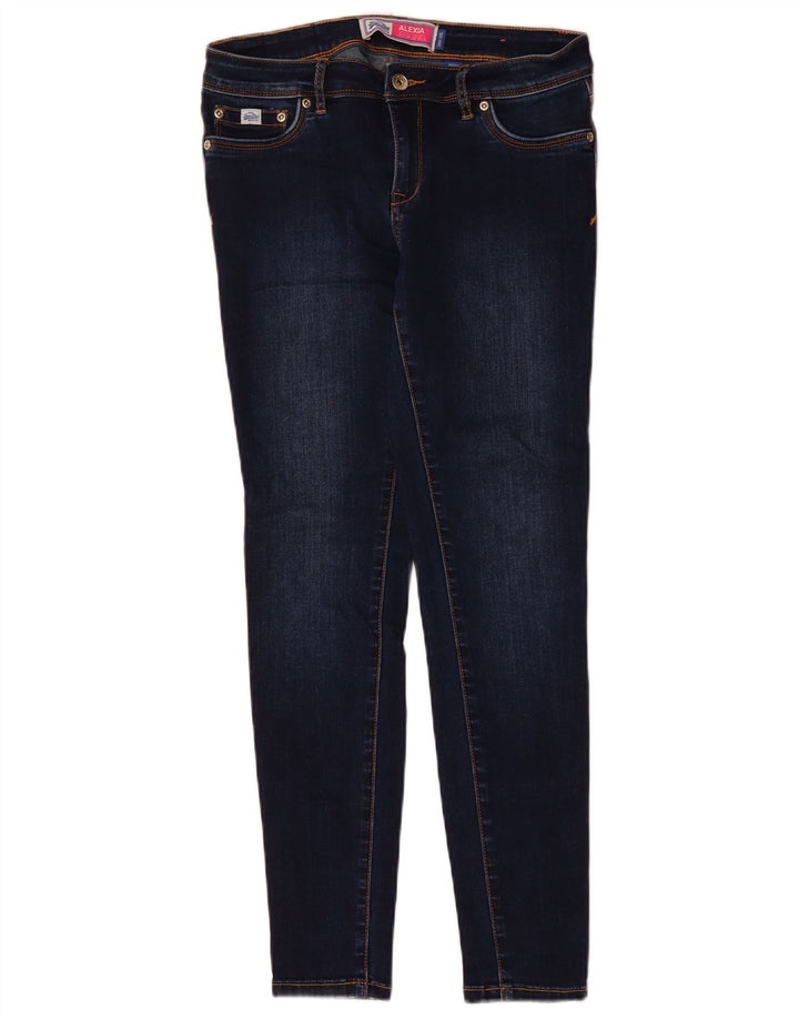 SUPERDRY Mujer Alexia Jegging Jeans W29 L30 Algodón Azul Marino