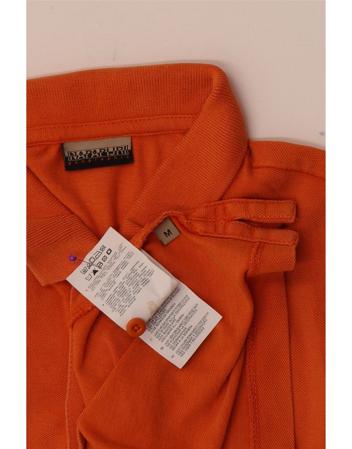 Napapijri Polo Hombre Algodón Naranja Medio