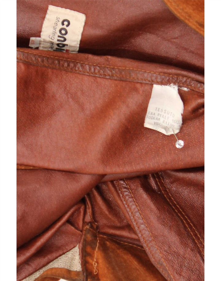 Chaqueta De Ante Extragrande Mujer Conbipel IT 42 Cuero Beige Medio