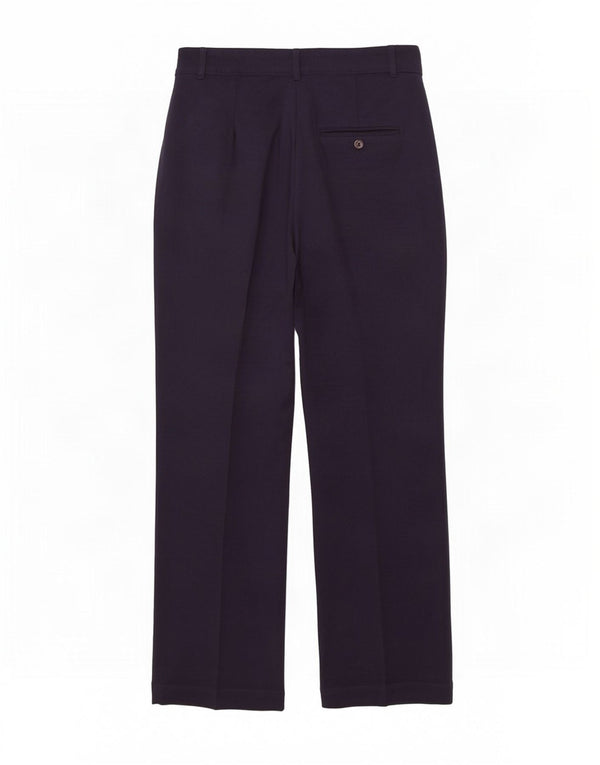 Ralph Lauren Pantalones de traje de cintura alta para mujer US 8 Medium W26 L32 Azul marino