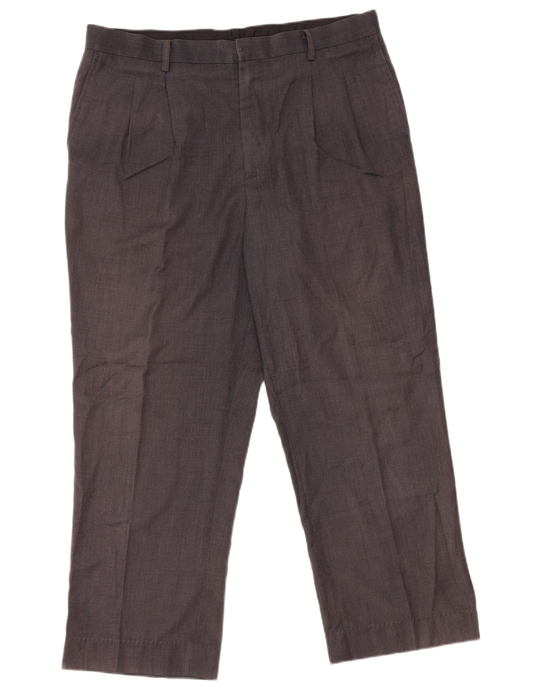 PIERRE CARDIN Pantalón chino con pinzas para hombre W36 L26 Gris