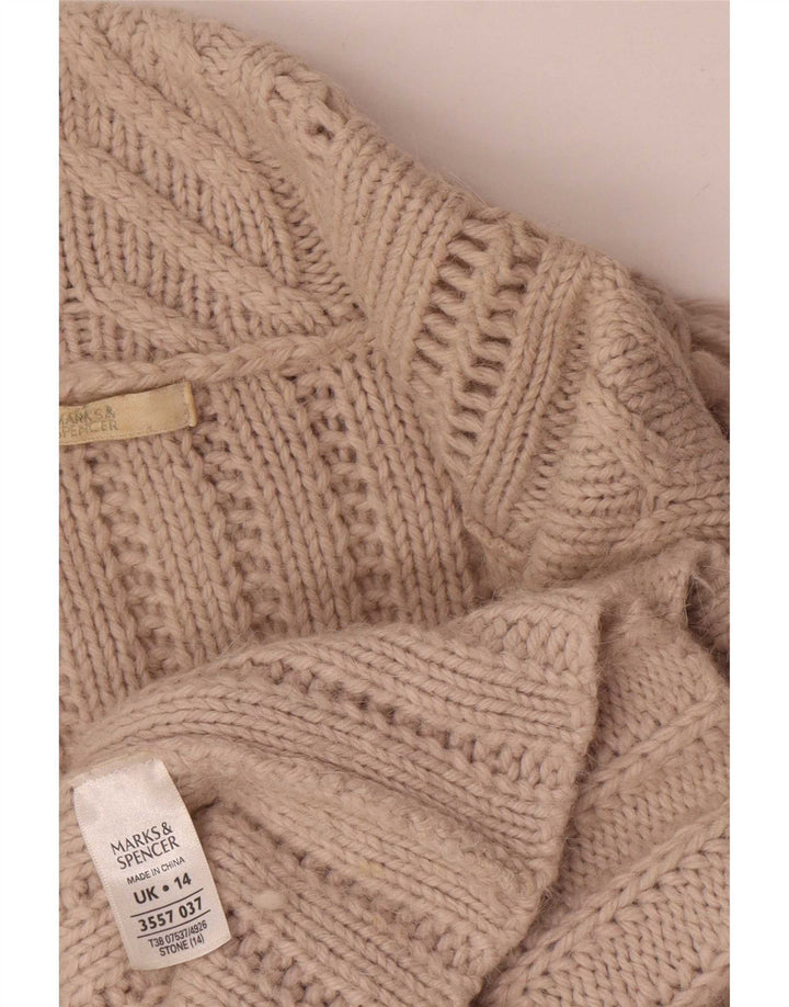 Marks & Spencer - Cárdigan para mujer (talla 40), acrílico gris grande