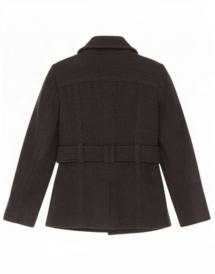 Zara Mujer Chaquetón UK 6 XS Lana Gris
