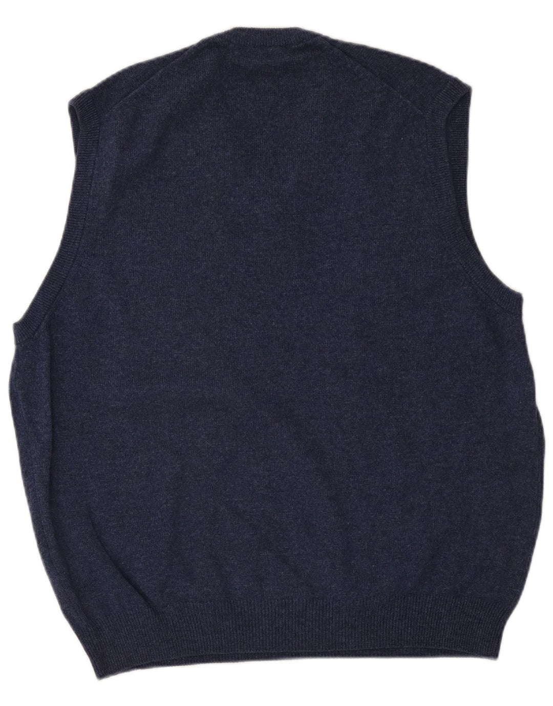 Marks & Spencer Mens Blue Harbour Vest Tank Top Large Navy Lambswool