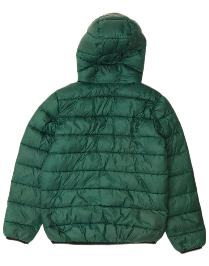 Champion Chaqueta acolchada con capucha para niño 9-10 años Poliéster verde medio