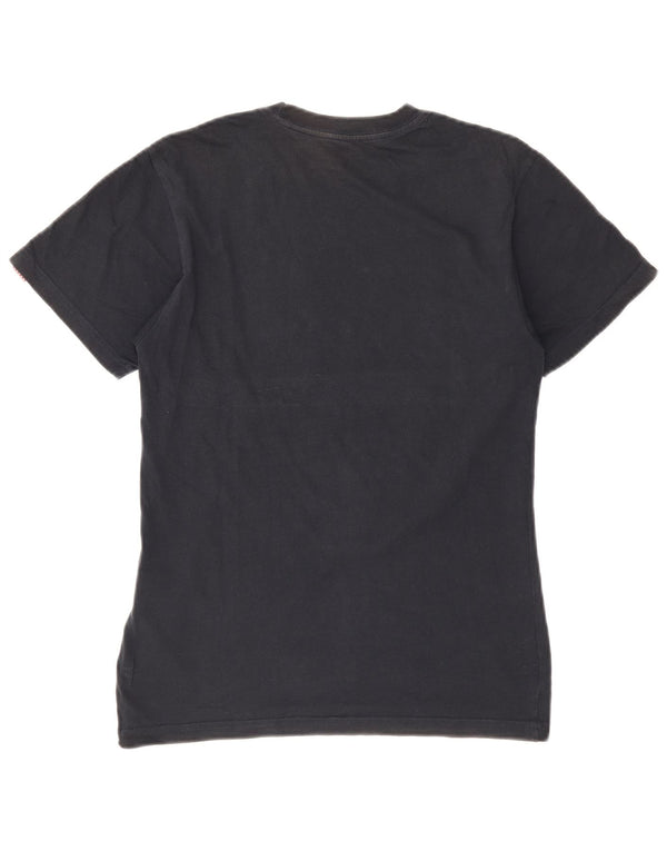 Vans Camiseta con gráfico de ajuste clásico para hombre Top pequeño de algodón negro