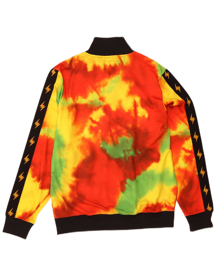 Guess Mens Chándal Top Chaqueta Mediana Multicolor Tie Dye Poliéster
