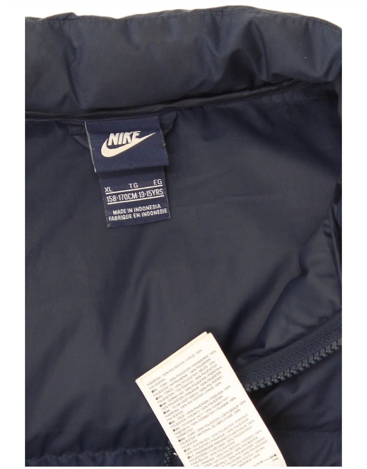 Nike Chaleco acolchado para niño 13-14 años XL Azul marino Poliéster