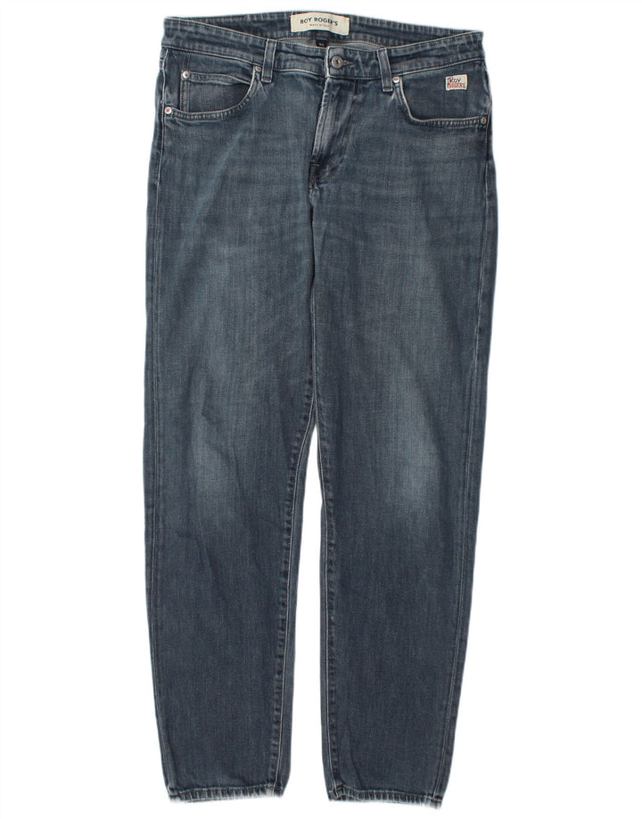 Roy Rogers Vaqueros rectos para hombre W33 L31 Algodón azul