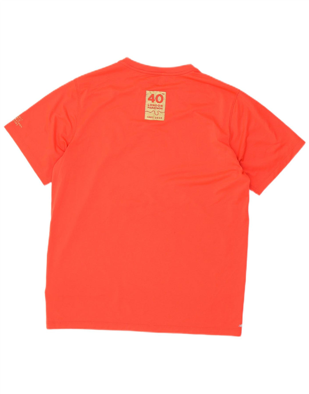 New Balance Hombre Camiseta Gráfica Top Grande Poliéster Rojo