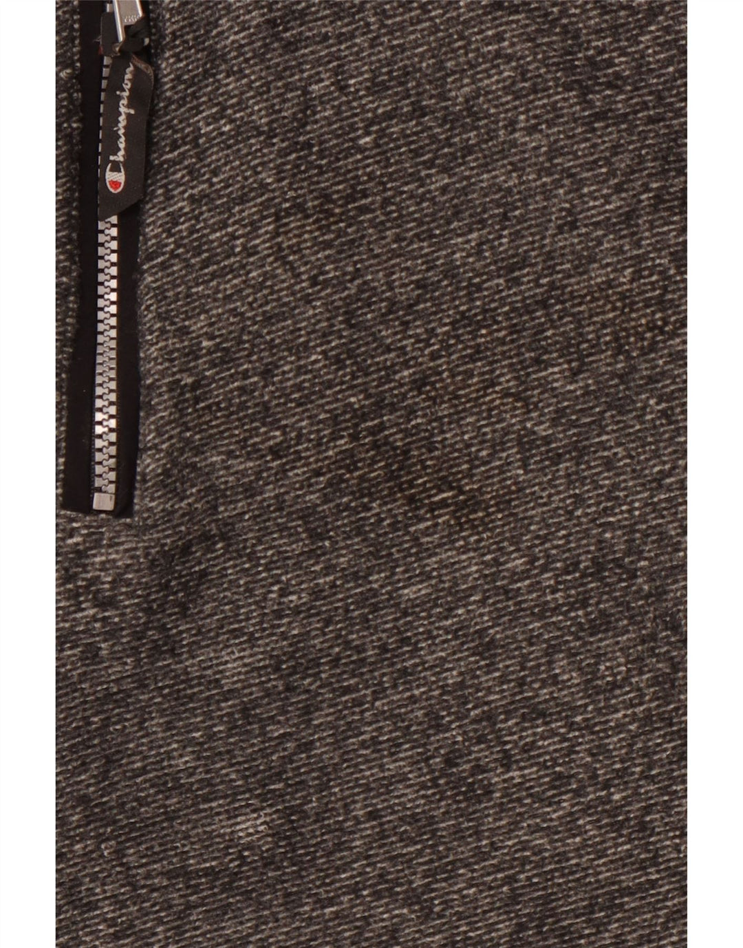 CHAMPION Chaqueta polar con capucha para hombre UK 42 XL Poliéster gris a rayas