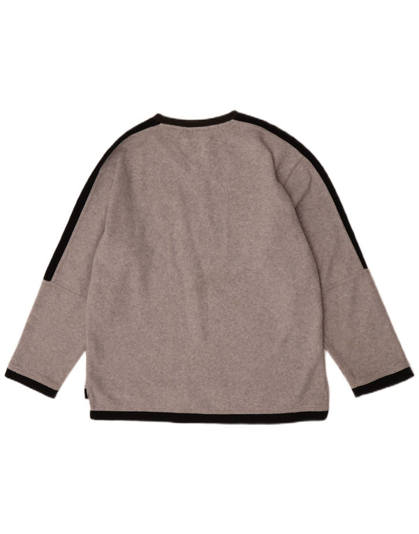 Fila Jersey de forro polar gráfico para niños 15-16 años XL Gris Colorblock Poliéster