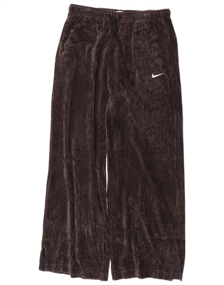 NIKE Pantalones de chándal de terciopelo para hombre, talla grande, algodón negro