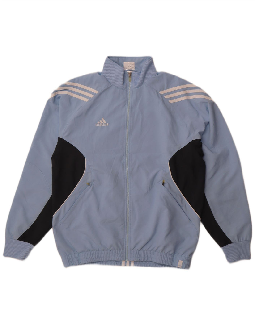 Adidas Mens Climalite Chándal Top Chaqueta Reino Unido 38/40 Medio Azul Colorblock