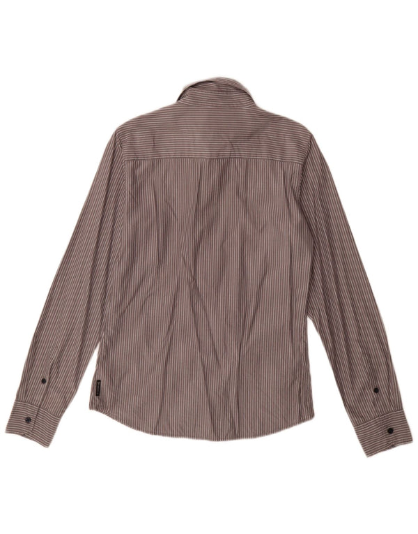 Armani Junior Camisa para niño 15-16 años Gris Rayas Algodón