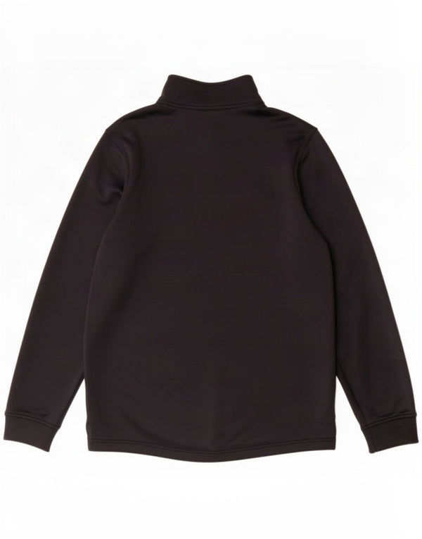 Under Armour Hombre Cold Gear Zip Neck Jersey Chándal Top Pequeño Negro