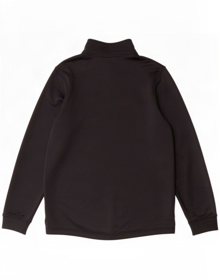Under Armour Hombre Cold Gear Zip Neck Jersey Chándal Top Pequeño Negro